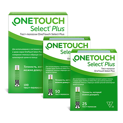 Тест-полоски OneTouch Select® Plus